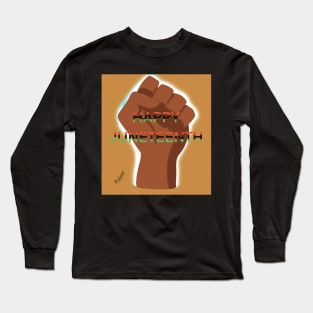 Happy Juneteenth Long Sleeve T-Shirt